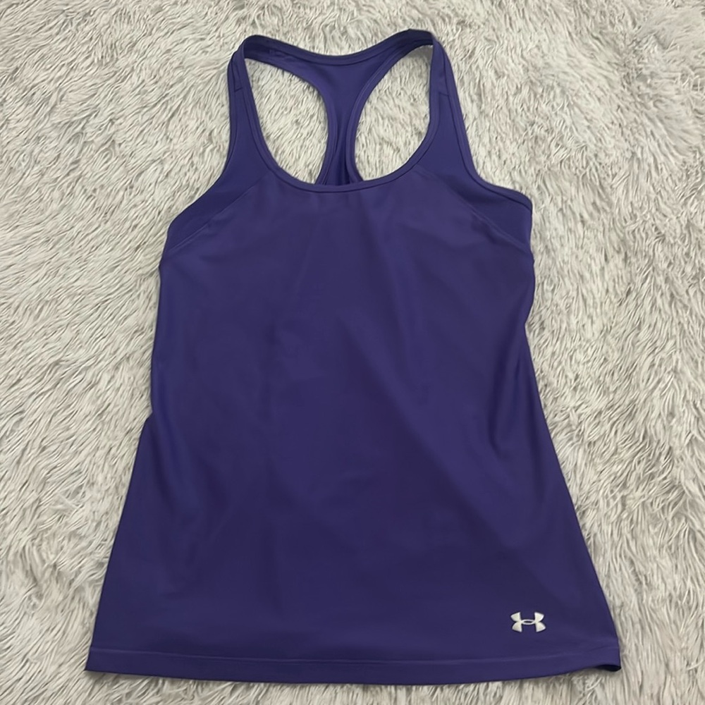 Underarmour purple dry fit tank💜